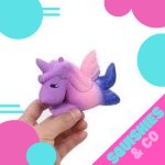 squishy licorne animal volant