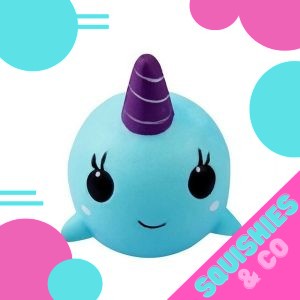 Squishy Baleine Bleue - Animaux, Pas cher - Squishies France