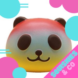 squishy panda arc-en-ciel - Animaux, Arc-en-ciel - Squishies France